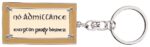 Lord of the Rings Keyring No Admittance Sign 6 cm - immagine 2