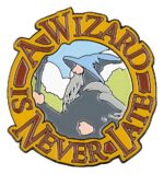 Lord of the Rings Magnet A Wizard Is Never Late (Enamel) 7 cm