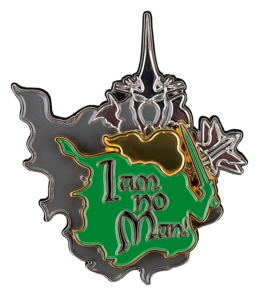 x_weta862404527 Lord of the Rings Collectors Pins 2-Pack No Man can Kill Me & I Am No Man! 7 cm - immagine 1