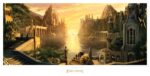 Lord of the Rings Art Print The Grey Havens 59 x 30 cm