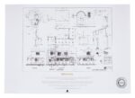 Lord of the Rings Blueprint Art Print The Courtyard of Minas Tirith 59 x 42 cm