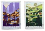 Lord of the Rings Tea Towel 2-Pack Rivendell & Hobbiton 70 cm