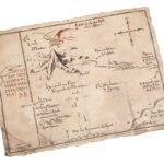 The Hobbit Art Print Thorin's Map 40 x 30 cm