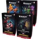Magic the Gathering Marvel Super Heroes Commander Decks Case (4) italian