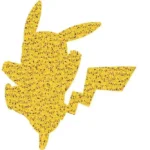 Pokemon: Pikachu - Shaped Jigsaw Puzzle 727 Pcs