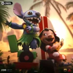 DISNEY CLASSICS LILO AND STITCH DELUXE 1/10 STATUE