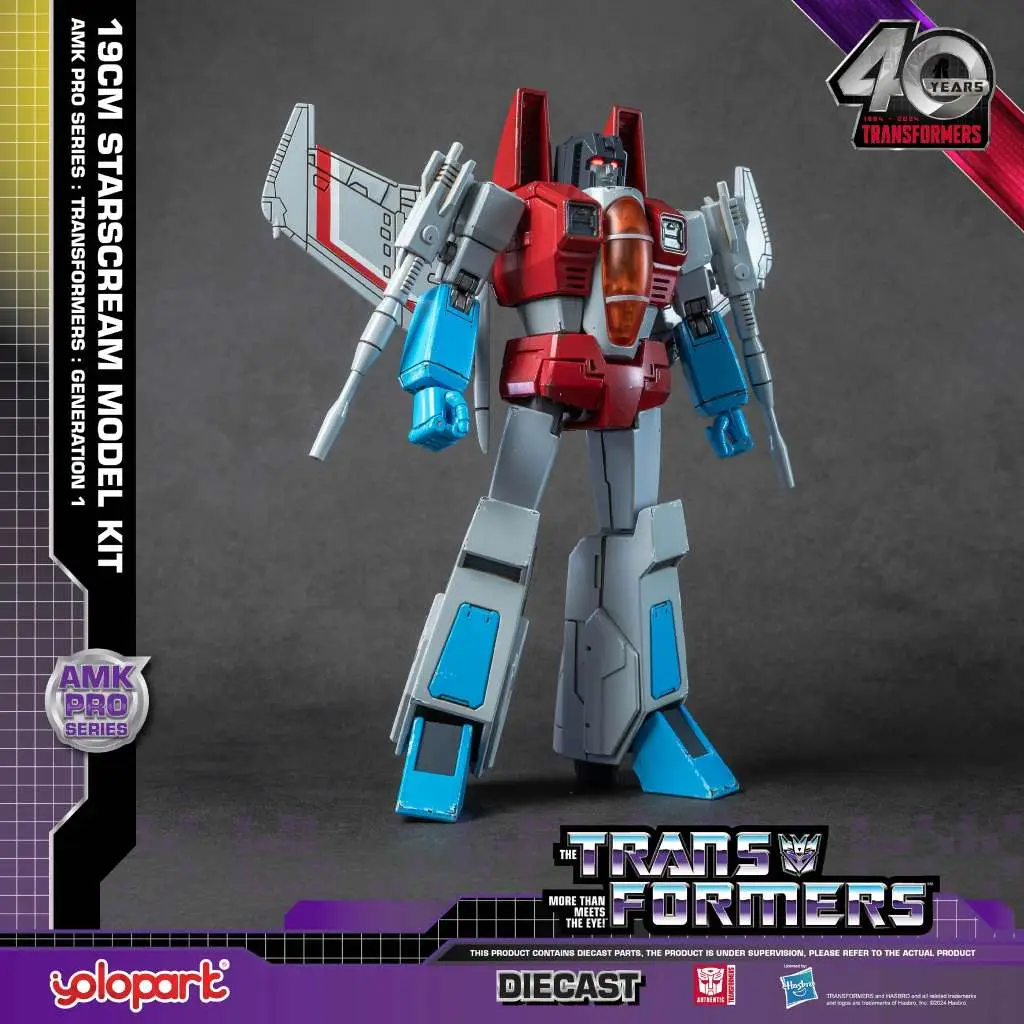 101754__376956935 TRANSFORMERS GENERATION 1 AMK PRO STARSCREAM MODEL KIT - immagine 1