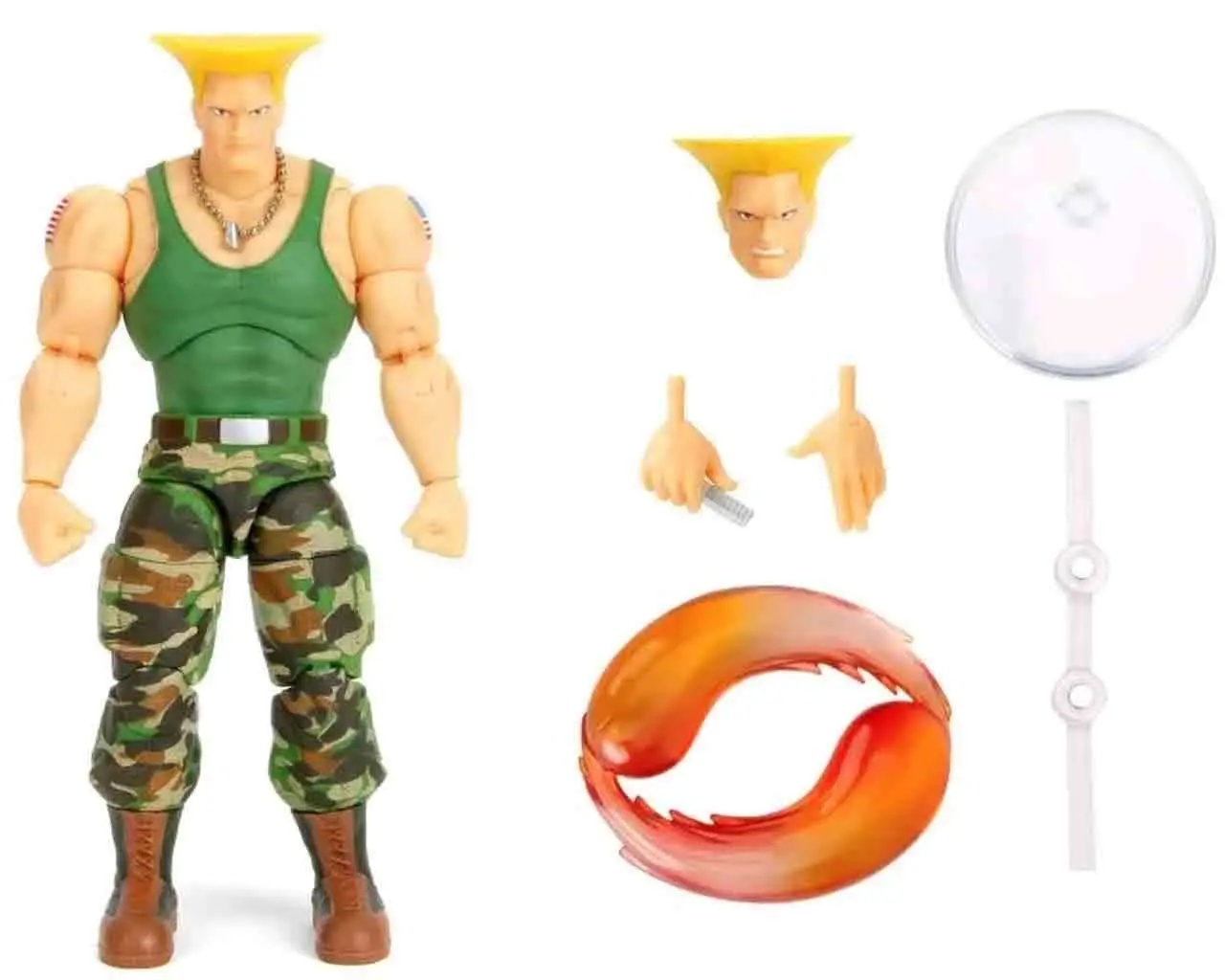103272__3985833784 STREET FIGHTER 2 GUILE 1/12 DELUXE ACTION FIGURE - immagine 1