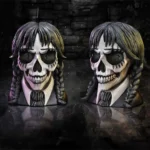 DARK GLARE GOTHIC SCHOOL GIRL SKULL