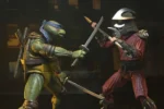 TMNT 1990 ROOF TOP BATTLE SHREDDER VS LEO 2-PACK AF - immagine 2