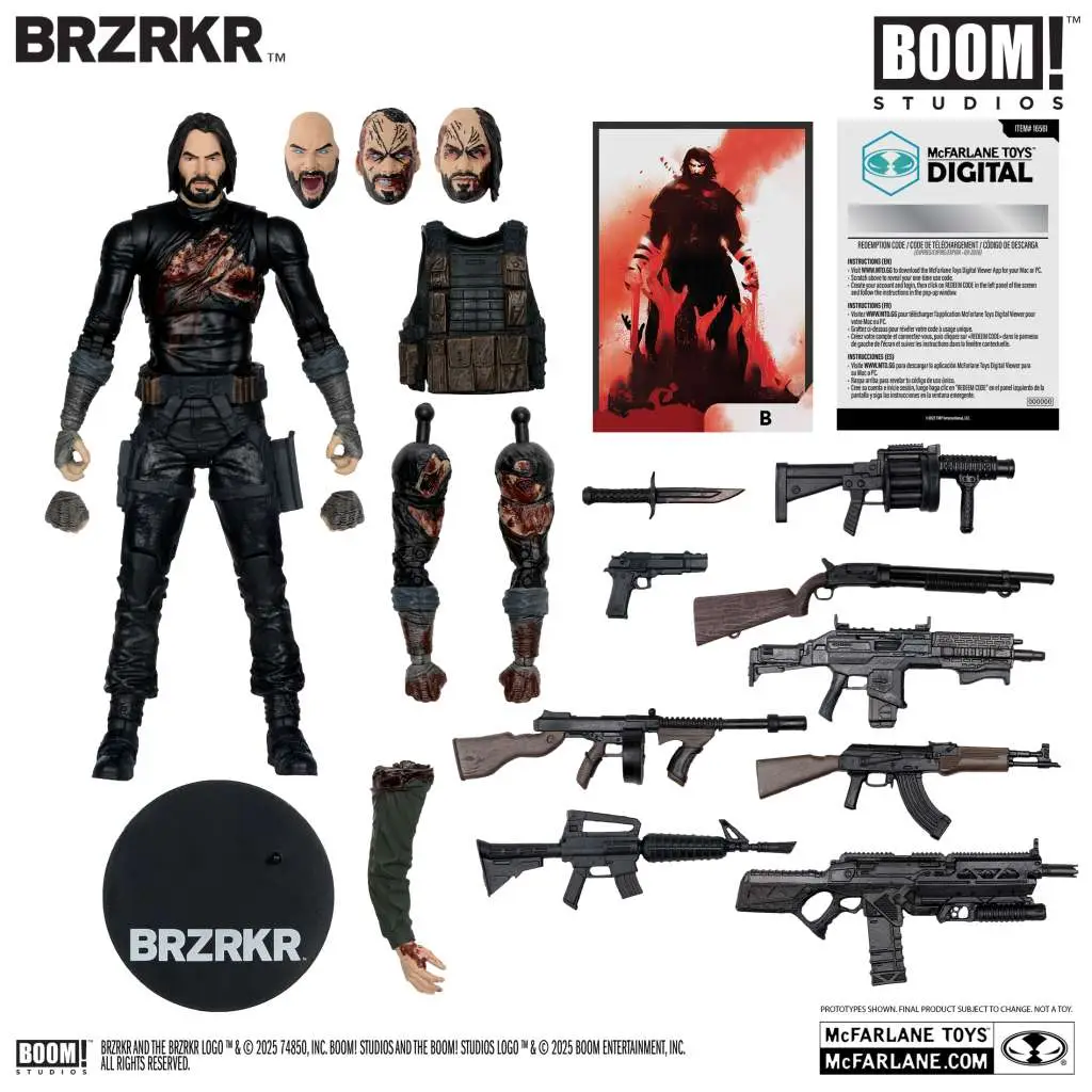 105720__1125069691 BRZRKR 7INCH B ACTION FIGURE - immagine 1