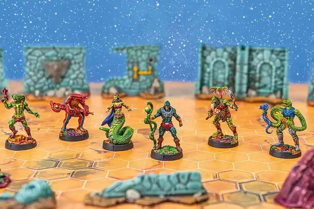 105759__1600324178 MASTERS OF THE UNIVERSE BATTLEGROUND - WAVE 8: SNAKE MEN FACTION - VERSIONE ITALIANA - immagine 1