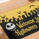 THE NIGHTMARE BEFORE CHRISTMAS HALLOWEEN TOWN DOORMAT