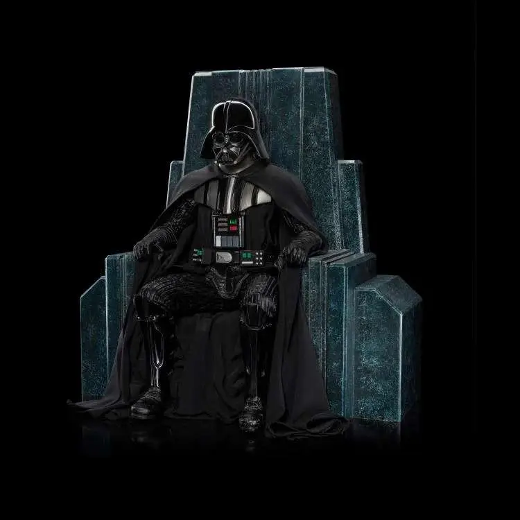 106772__3492801423 SW OBI-WAN DARTH VADER ON THRONE 1/10 STATUE - immagine 1
