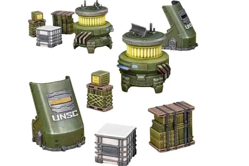 107163__161661053 HALO: FLASHPOINT - UNSC SCENERY SET - immagine 1