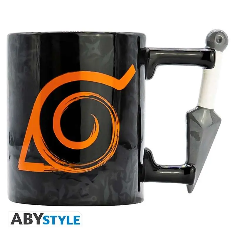 107427__1785995452 NARUTO SHIPPUDEN KONOHA KUNAI 3D MUG - immagine 1
