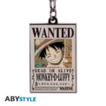 ONE PIECE LUFFY WANTED KEYCHAIN
