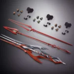 METAL BUILD 3 SPEARS SET FOR EVANGELION 30TH WITH ANOTHER COLOR