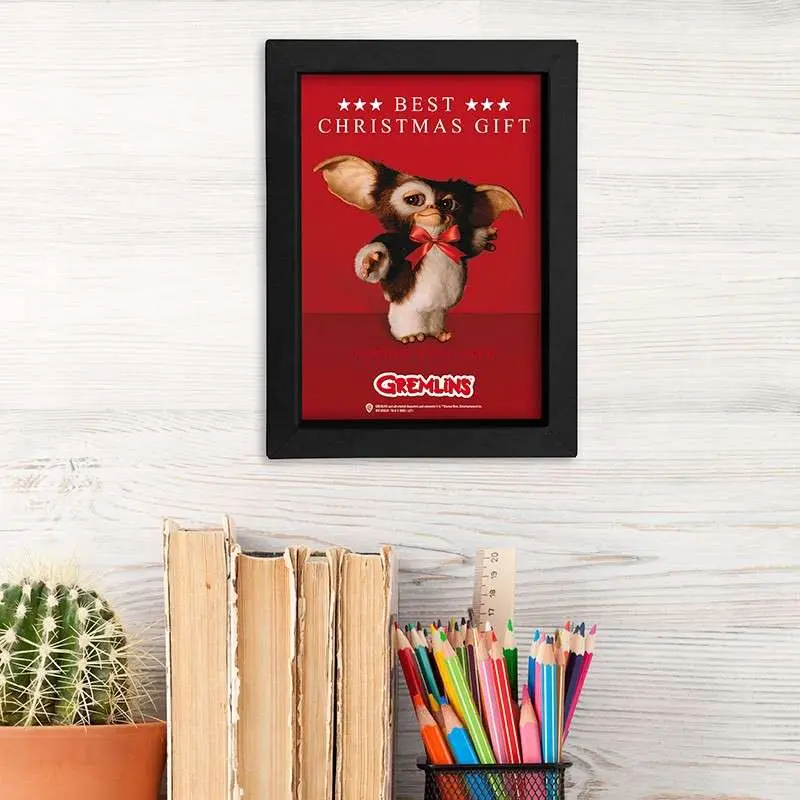 108635__1661253240 GREMLINS BEST CHRISTMAS GIFT KRAFT FRAME - immagine 1