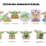 BEST OF GROGU BAG CLIP BLIND BOX DISPLAY (24)