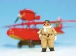 PORCO ROSSO SAVOIA S.21 PROTOTYPE + FIG. PORCO 1/48 MODEL KIT - immagine 4