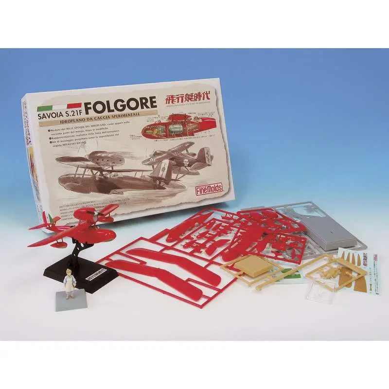 109247__353275165 PORCO ROSSO SAVOIA S.21F VERSION 2 + FIG. FIO 1/72 MODEL KIT - immagine 1