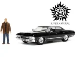 SUPERNATURAL - 1967 CHEAVY IMPALA WITH DEAN WINCHESTER - 1:24 DIE-CAST MODEL - immagine 5