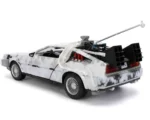 BACK TO THE FUTURE PART I 1982 DELOREAN FROST EFFECT 1/24 DIE-CAST MODEL LIMITED EDITION - immagine 4