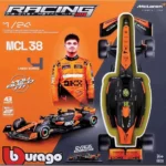 MCLAREN F1 MCL38 - LANDO NORRIS WITH HELMET - MODEL KIT 1:24