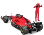 F1 FERRARI SF-23 WITH LECLERC FIGURE - 1:24 DIE-CAST MODEL - immagine 7