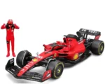 F1 FERRARI SF-23 WITH LECLERC FIGURE - 1:24 DIE-CAST MODEL - immagine 5