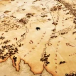 THE LORD OF THE RINGS MIDDLEEARTH MAP COZY BLANKET