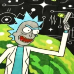 RICK & MORTY PORTAL COZY BLANKET