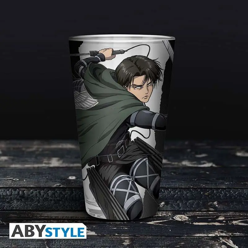 111249__999322903 ATTACK ON TITAN LEVI S4 GLASS L - immagine 1