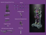 NEON GENESIS EVANGELION TEST TYPE 01 TVERSION ACTION EDITION MODEL KIT - immagine 5