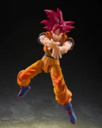 DRAGON BALL SUPER SAIYAN GOD SON GOKU GOD AURA S.H.FIGUARTS - immagine 3