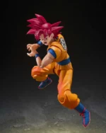 DRAGON BALL SUPER SAIYAN GOD SON GOKU GOD AURA S.H.FIGUARTS - immagine 2