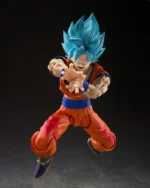 DRAGON BALL SUPER SAIYAN GOD SUPER SAIYAN SON GOKU BLUE POWER S.H.FIGUARTS - immagine 4