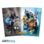 MY HERO ACADEMIA HEROES VS VILLAINS TRAVEL MUG