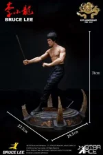BRUCE LEE KALI STICKS FIGHT DELUXE BASEMENT VER. STATUE - immagine 4