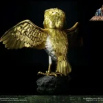 CLASH OF TITANS BUBO GOLD PATINA DELUXE OPEN/CLOSED WINGS SET REPLICA