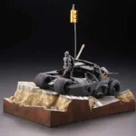 THE DARK KNIGHT TRILOGY LEGACY BATMOBILE TUMBLER IN GOTHAM CITY DIORAMA