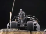 THE DARK KNIGHT TRILOGY LEGACY BATMOBILE TUMBLER IN GOTHAM CITY DIORAMA - immagine 4