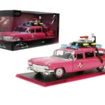 GHOSTBUSTERS ECTO 1 PINK 1/24 DIE-CAST MODEL VARIANT LIMITED EDITION