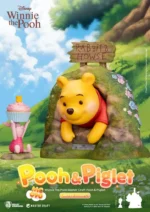 WINNIE THE POOH POOH & PIGLET MASTER CRAFT STATUE - immagine 2