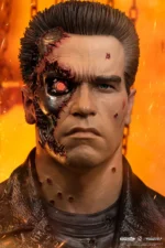 TERMINATOR 2 T-800 MODEL 101 BATTLE DAMAGED 1/1 SCALE ART MASK - immagine 4