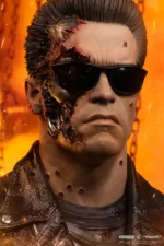 TERMINATOR 2 T-800 MODEL 101 BATTLE DAMAGED 1/1 SCALE ART MASK - immagine 3