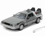 BACK TO THE FUTURE PART I - 1982 DE LOREAN DMC 12 -  40TH ANNIVERSARY LIMITED EDITION 1:24 DIE-CAST MODEL - immagine 2