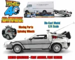 BACK TO THE FUTURE PART I - 1982 DE LOREAN DMC 12 -  40TH ANNIVERSARY LIMITED EDITION 1:24 DIE-CAST MODEL