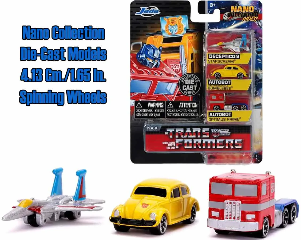 112185__f509354e TRANSFORMERS G1 SET NANO DIE-CAST MODEL - immagine 1